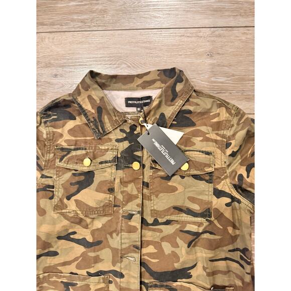 CAMO‎ TRUCKER DENIM JACKET SIZE 10 - Picture 5 of 5